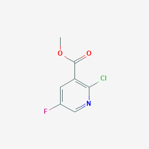 molecular formula C7H5ClFNO2 B3022641 Methyl 2-chloro-5-fluoronicotinate CAS No. 847729-27-5