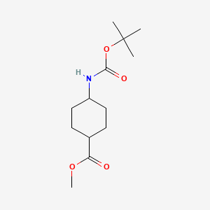 molecular formula C13H23NO4 B3022642 Methyl cis-4-(boc-amino)cyclohexanecarboxylate CAS No. 364385-64-8