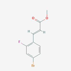 Methyl 4-bromo-2-fluorocinnamate