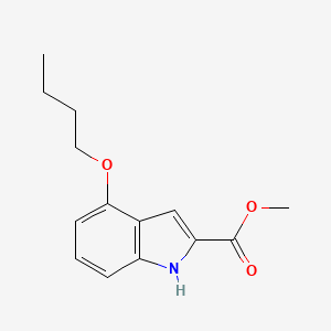 methyl 4-butoxy-1H-indole-2-carboxylate