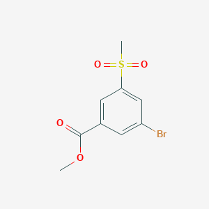 Methyl 3-bromo-5-(methylsulfonyl)benzoate
