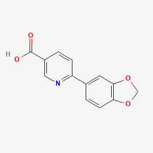 6-(Benzo[d][1,3]dioxol-5-yl)nicotinic acid