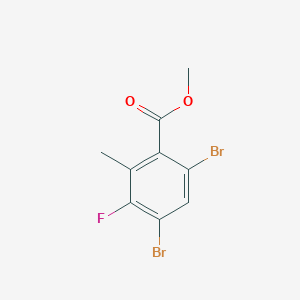 4,6-Dibromo-3-fluoro-2-methyl-benzoic acid methylester