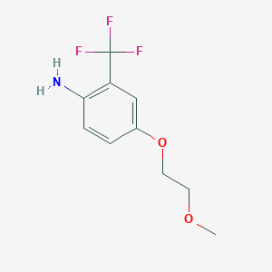 4-(2-Methoxyethoxy)-2-(trifluoromethyl)aniline