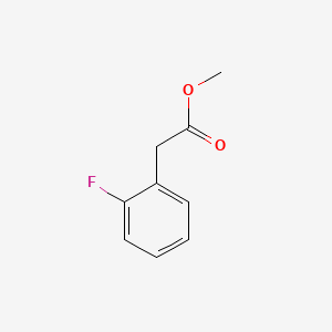 molecular formula C9H9FO2 B3022677 Methyl 2-(2-fluorophenyl)acetate CAS No. 57486-67-6