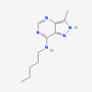 3-methyl-N-pentyl-2H-pyrazolo[4,3-d]pyrimidin-7-amine