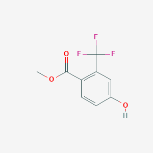 molecular formula C9H7F3O3 B3022697 Methyl 4-hydroxy-2-(trifluoromethyl)benzoate CAS No. 790695-49-7