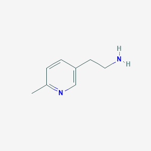 molecular formula C8H12N2 B3022722 2-(6-Methylpyridin-3-yl)ethanamine CAS No. 90196-84-2