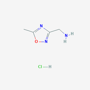 (5-Methyl-1,2,4-oxadiazol-3-yl)methanamine hydrochloride