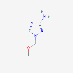 molecular formula C4H8N4O B3022780 1-(Methoxymethyl)-1H-1,2,4-triazol-3-amine CAS No. 915923-88-5