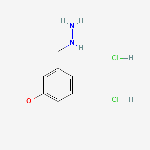 molecular formula C8H14Cl2N2O B3022793 3-Methoxybenzylhydrazine dihydrochloride CAS No. 849021-11-0