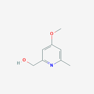 molecular formula C8H11NO2 B3022796 (4-Methoxy-6-methylpyridin-2-yl)methanol CAS No. 99310-55-1