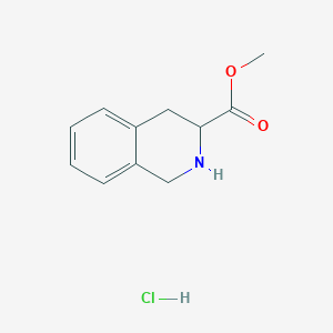 molecular formula C11H14ClNO2 B3022801 Methyl 1,2,3,4-tetrahydroisoquinoline-3-carboxylate hydrochloride CAS No. 57060-88-5