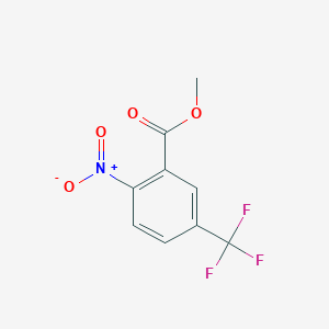 molecular formula C9H6F3NO4 B3022812 Methyl 2-nitro-5-(trifluoromethyl)benzoate CAS No. 1214324-86-3