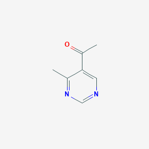 molecular formula C7H8N2O B3022816 1-(4-Methylpyrimidin-5-yl)ethanone CAS No. 87379-42-8