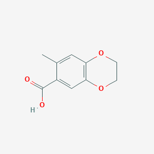 B3022842 7-Methyl-2,3-dihydro-1,4-benzodioxine-6-carboxylic acid CAS No. 924871-41-0