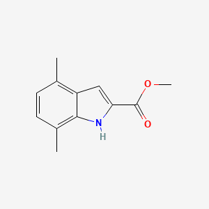 methyl 4,7-dimethyl-1H-indole-2-carboxylate
