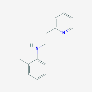 2-methyl-N-(2-pyridin-2-ylethyl)aniline