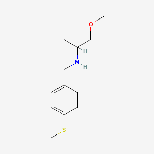 (2-Methoxy-1-methyl-ethyl)-(4-methylsulfanyl-benzyl)-amine