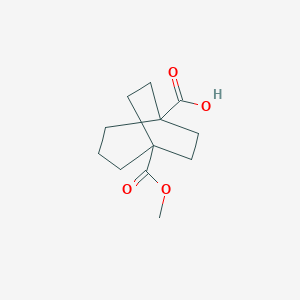 5-(Methoxycarbonyl)bicyclo[3.2.2]nonane-1-carboxylic acid