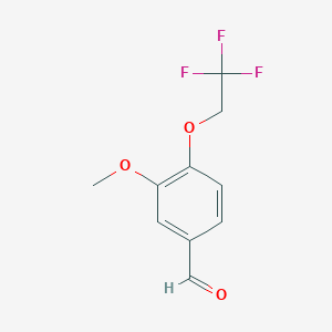 3-Methoxy-4-(2,2,2-trifluoroethoxy)benzaldehyde