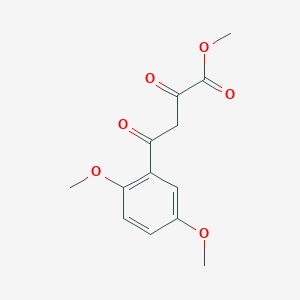 molecular formula C13H14O6 B3022862 Methyl 4-(2,5-dimethoxyphenyl)-2,4-dioxobutanoate CAS No. 70935-15-8