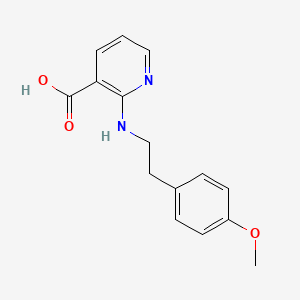 molecular formula C15H16N2O3 B3022870 2-(4-Methoxyphenethylamino)nicotinic acid CAS No. 1019348-36-7