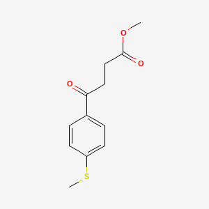 molecular formula C12H14O3S B3022877 Methyl 4-(4-(methylthio)phenyl)-4-oxobutanoate CAS No. 108960-07-2