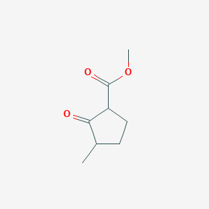 molecular formula C8H12O3 B3022884 Methyl 3-methyl-2-oxocyclopentanecarboxylate CAS No. 57964-61-1