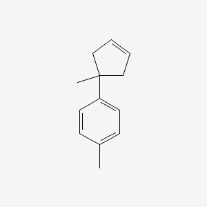 1-Methyl-4-(1-methylcyclopent-3-en-1-yl)benzene