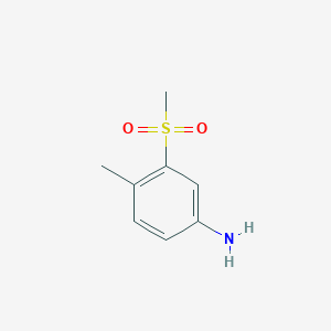 molecular formula C8H11NO2S B3022905 3-Methanesulfonyl-4-methylaniline CAS No. 307989-41-9