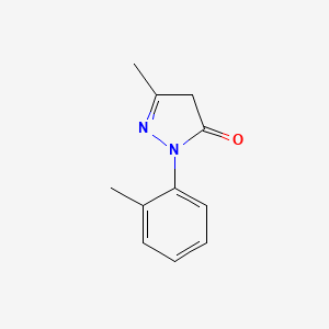 3-methyl-1-(2-methylphenyl)-4,5-dihydro-1H-pyrazol-5-one