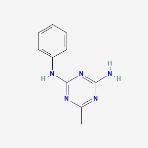 s-Triazine, 2-amino-4-anilino-6-methyl-
