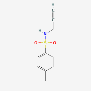 molecular formula C10H11NO2S B3022930 Benzenesulfonamide, 4-methyl-N-2-propynyl- CAS No. 55022-46-3