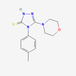 molecular formula C13H16N4OS B3022962 4-(4-methylphenyl)-5-morpholin-4-yl-4H-1,2,4-triazole-3-thiol CAS No. 674291-13-5