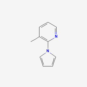 molecular formula C10H10N2 B3022969 3-methyl-2-(1H-pyrrol-1-yl)pyridine CAS No. 383142-74-3