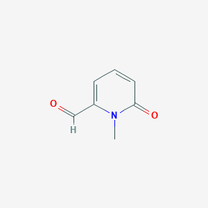 molecular formula C7H7NO2 B3022974 1-Methyl-6-oxo-1,6-dihydropyridine-2-carbaldehyde CAS No. 63486-86-2