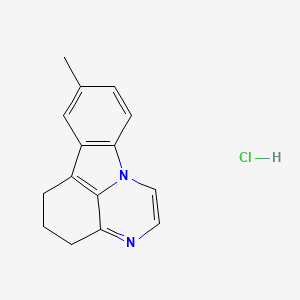 molecular formula C15H15ClN2 B3023004 8-methyl-5,6-dihydro-4H-pyrazino[3,2,1-jk]carbazole hydrochloride CAS No. 15932-34-0