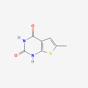 molecular formula C7H6N2O2S B3023017 6-Methylthieno[2,3-d]pyrimidine-2,4(1H,3H)-dione CAS No. 76872-71-4