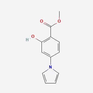 molecular formula C12H11NO3 B3023028 methyl 2-hydroxy-4-(1H-pyrrol-1-yl)benzoate CAS No. 454473-64-4