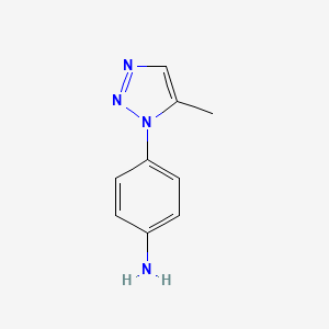 molecular formula C9H10N4 B3023031 4-(5-Methyl-1h-1,2,3-triazol-1-yl)aniline CAS No. 84292-45-5