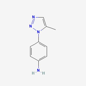 B3023031 4-(5-Methyl-1h-1,2,3-triazol-1-yl)aniline CAS No. 84292-45-5