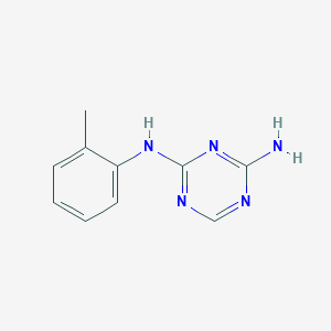 molecular formula C10H11N5 B3023079 N-o-Tolyl-[1,3,5]triazine-2,4-diamine CAS No. 58759-26-5
