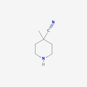 molecular formula C7H12N2 B3023096 4-Methylpiperidine-4-carbonitrile CAS No. 948988-53-2