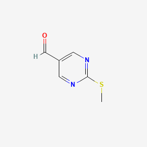 molecular formula C6H6N2OS B3023097 2-(Methylthio)pyrimidine-5-carbaldehyde CAS No. 90905-31-0