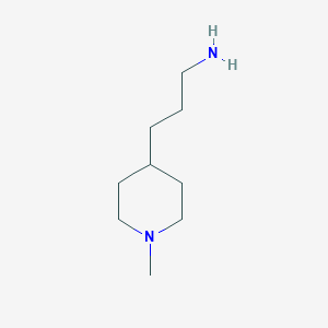 molecular formula C9H20N2 B3023098 3-(1-Methylpiperidin-4-yl)propan-1-amine CAS No. 622369-83-9