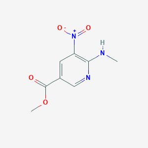 Methyl 6-(methylamino)-5-nitronicotinate