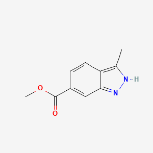 molecular formula C10H10N2O2 B3023125 methyl 3-methyl-2H-indazole-6-carboxylate CAS No. 201286-95-5