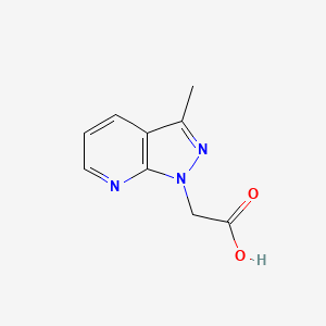 (3-Methyl-1H-pyrazolo[3,4-B]pyridin-1-YL)acetic acid
