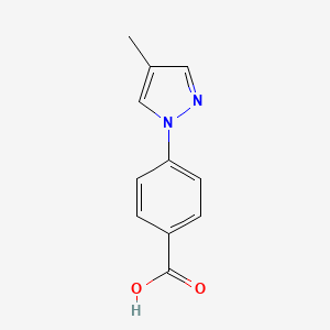 molecular formula C11H10N2O2 B3023129 4-(4-methyl-1H-pyrazol-1-yl)benzoic acid CAS No. 220462-24-8